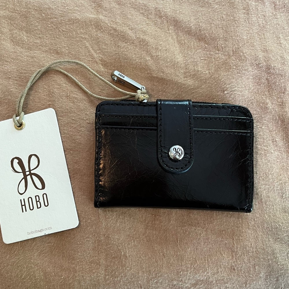 Hobo Val Indexer small leather wallet
